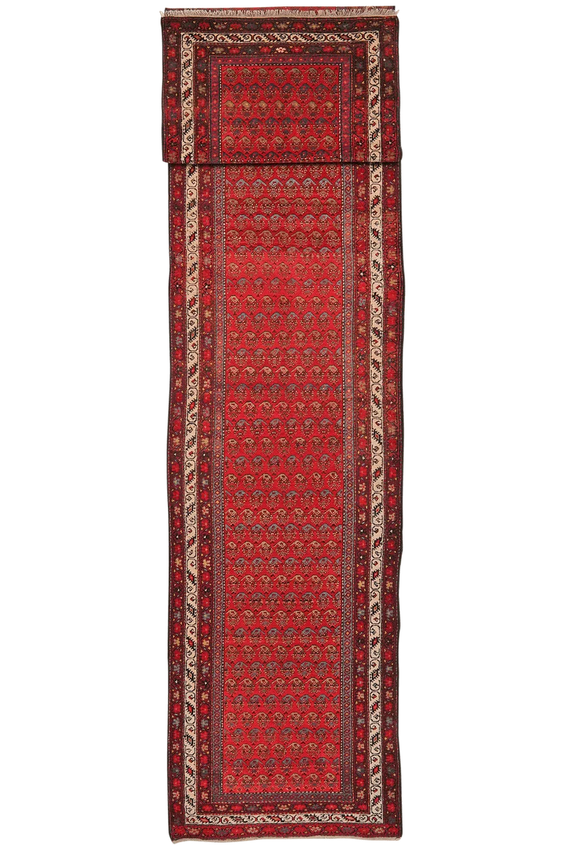 Malayer · Handgeknüpft – Rot, 500x102 cm