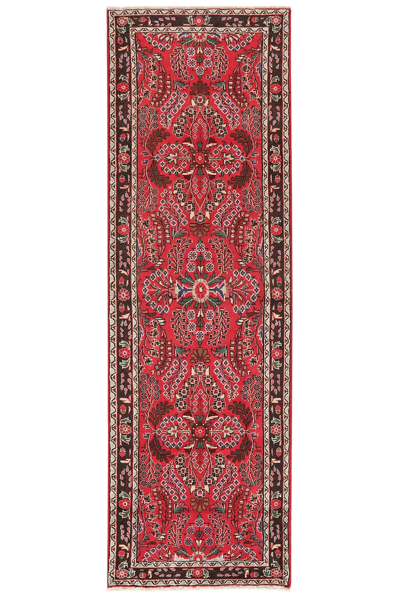Dardjazin · Handgeknüpft – Rot, 263x82 cm
