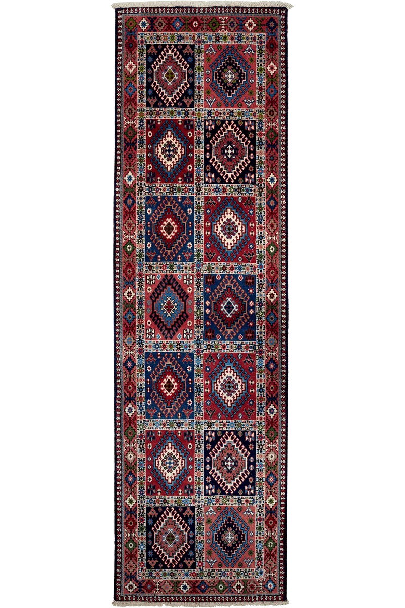 Yalameh · Handgeknüpft – Bunt, 290x82 cm