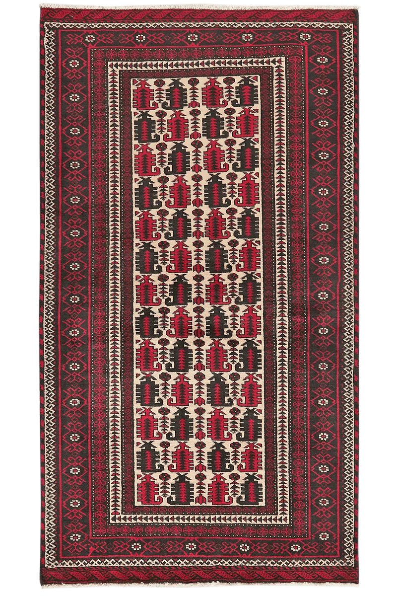 Belutch · Handgeknüpft – Beige, 177x99 cm