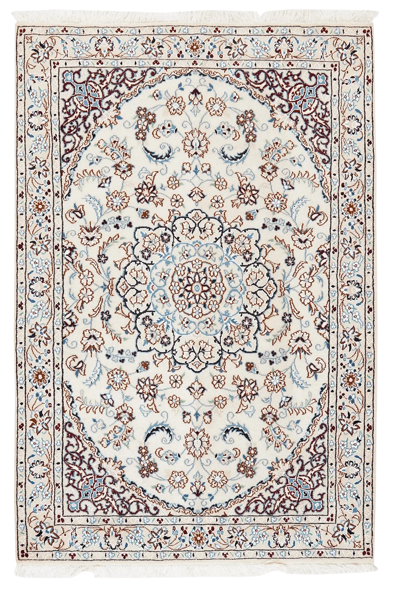 Nain 9La · Handgeknüpft – Beige, 151x100 cm