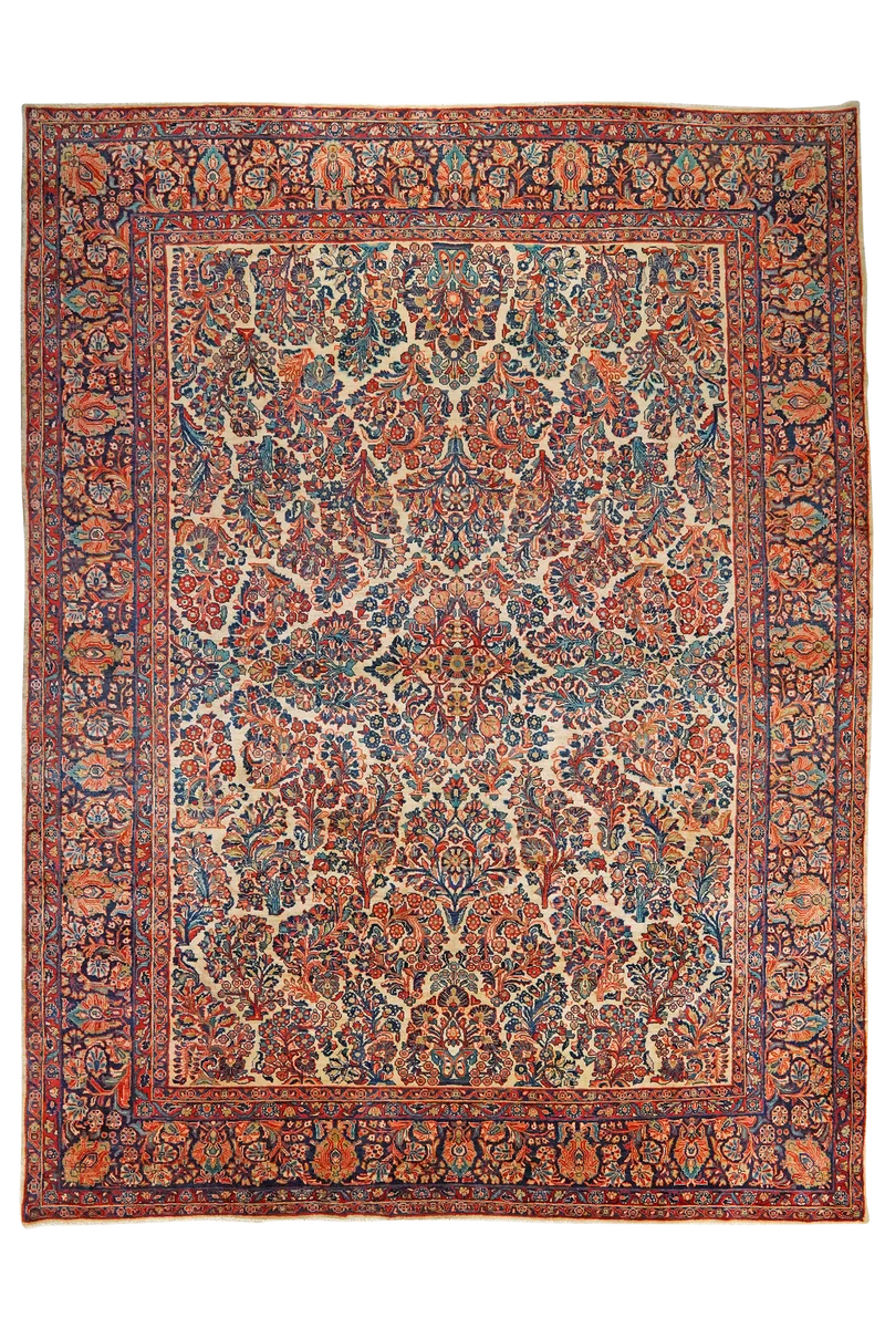 Sarough · Handgeknüpft – Beige, 345x265 cm