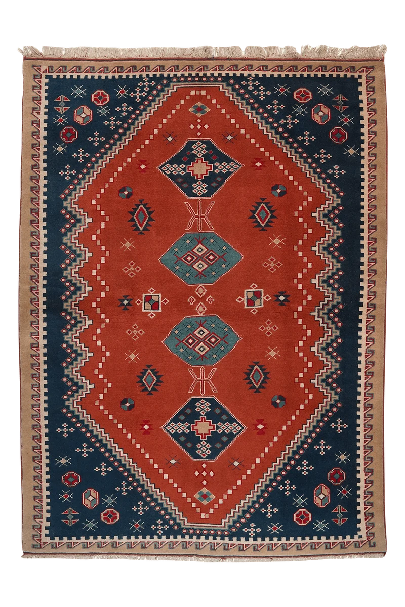 Konya · Handgeknüpft – Rot, 241x178 cm