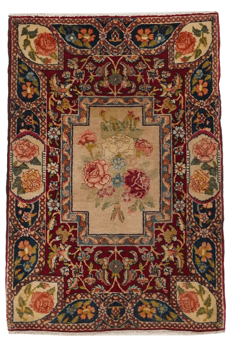 Tabriz Antique · Handgeknüpft – Rot, 82x54 cm