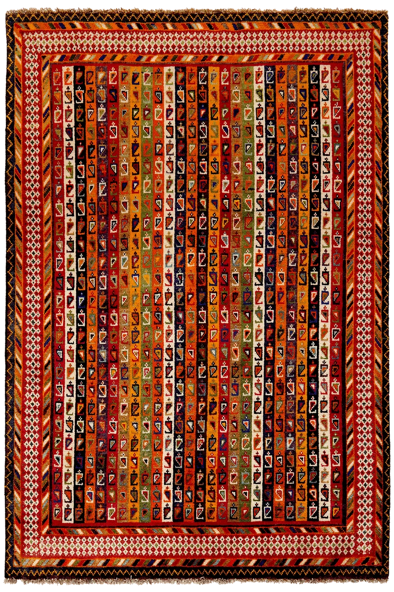 Gashgai · Handgeknüpft – Bunt, 199x133 cm