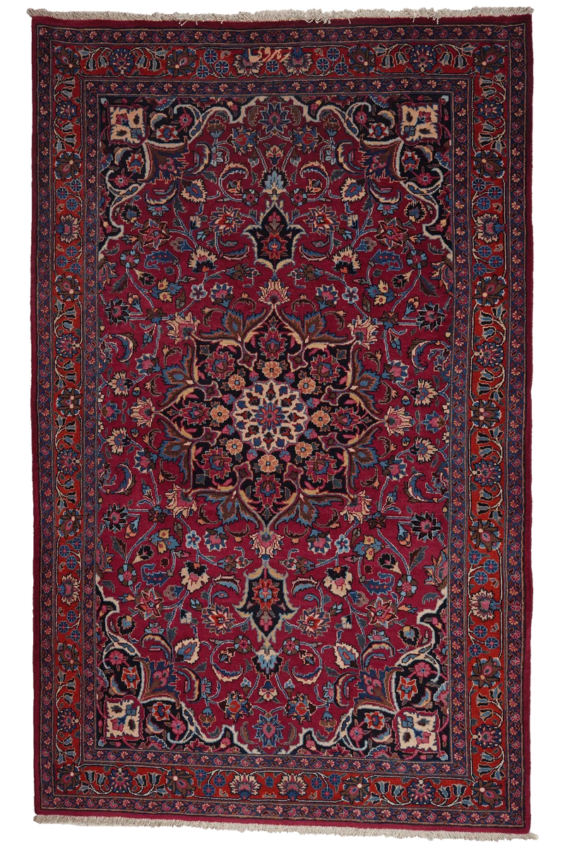 Mashad · Handgeknüpft – Rot, 235x146 cm