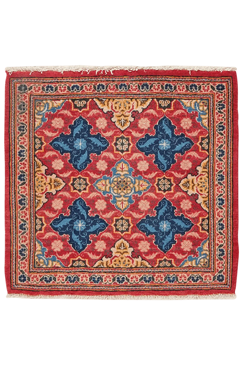 Kashan · Handgeknüpft – Rot, 64x65 cm