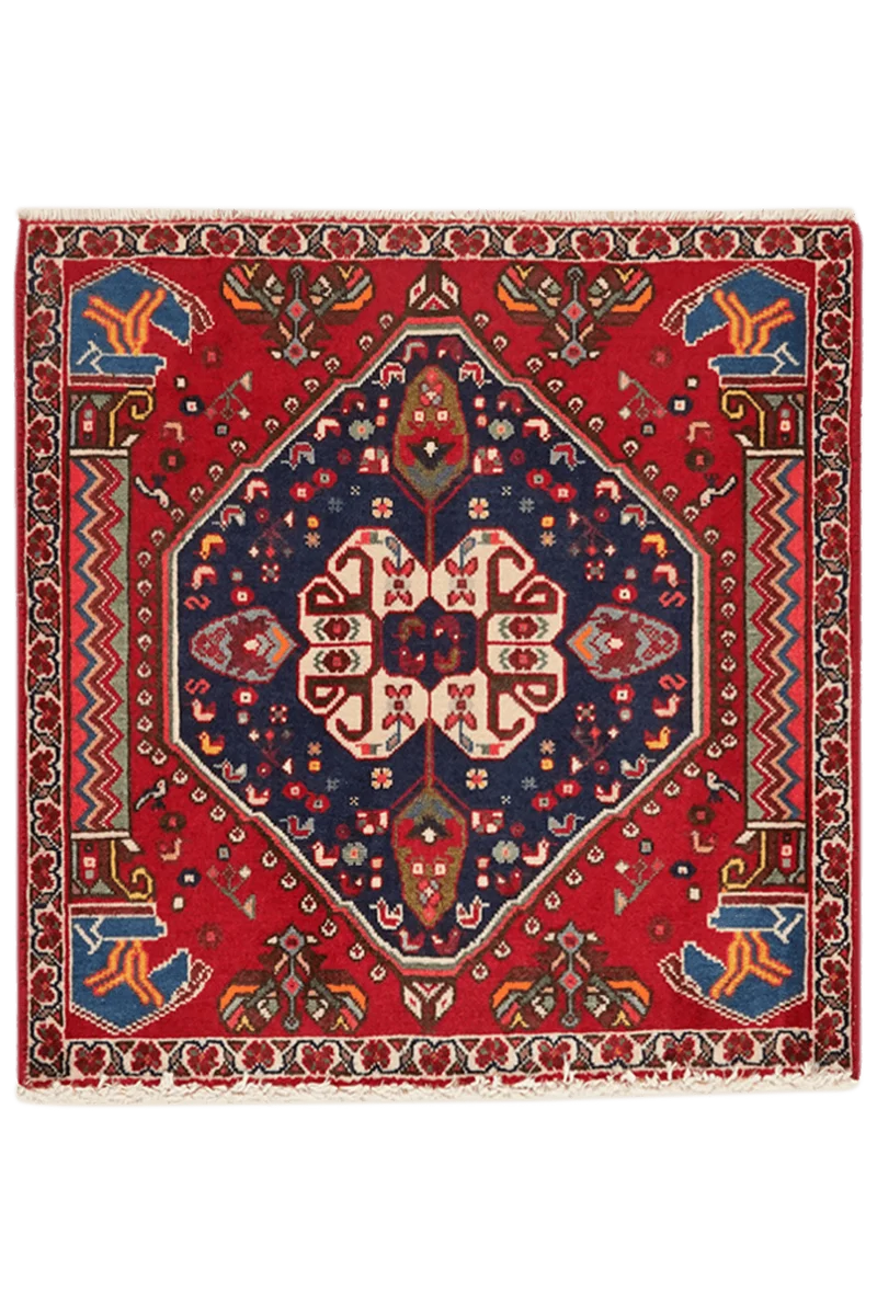 Gashgai · Handgeknüpft – Rot, 61x61 cm