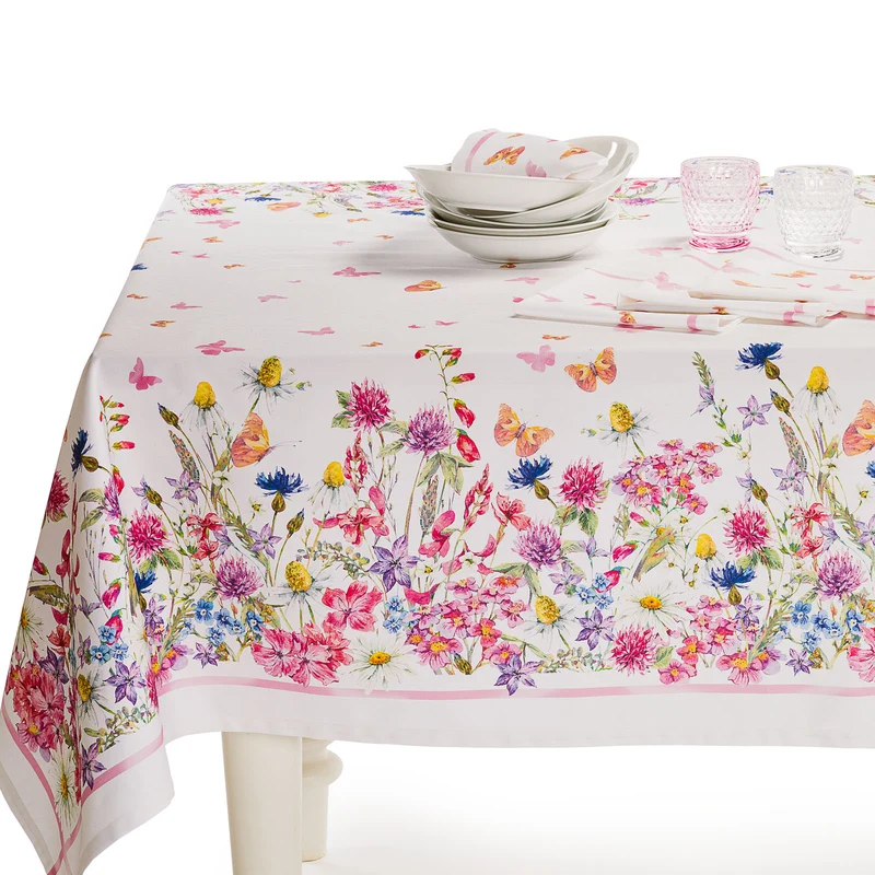 Tovaglia flower Floreale in Cotone