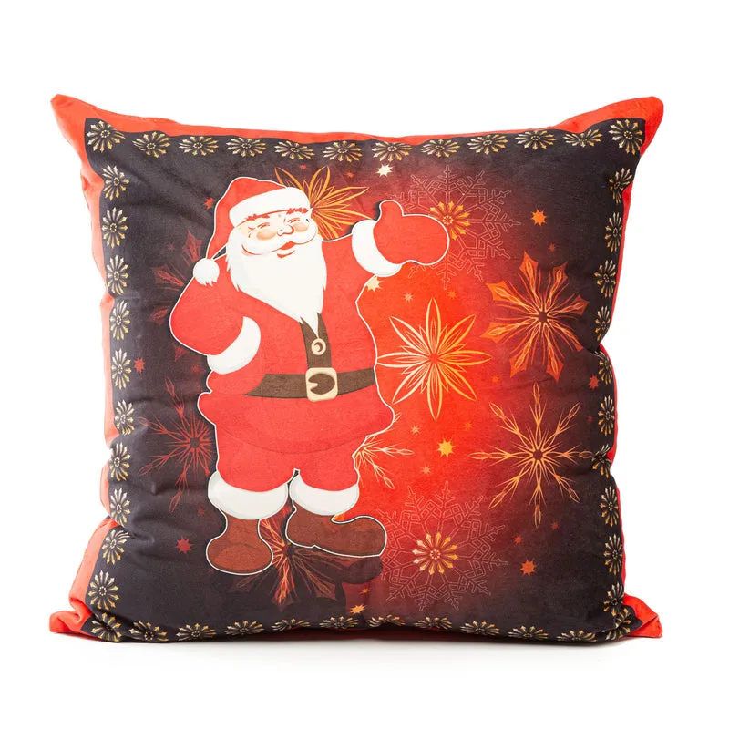 Cuscino arredo babbo natale in Velluto 300 gr