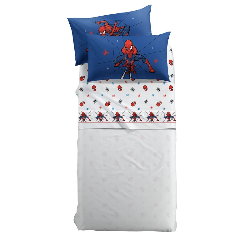 Completo Lenzuola spiderman spidey in Cotone
