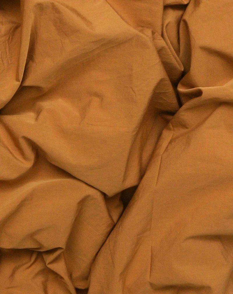 Egyptian Cotton Curtains in Amber Color