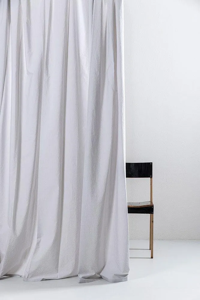 Egyptian Cotton Curtains in Light Gray Color