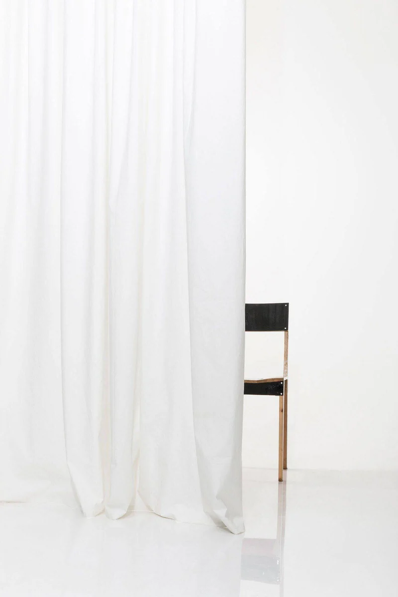 Egyptian Cotton Curtains in White Color