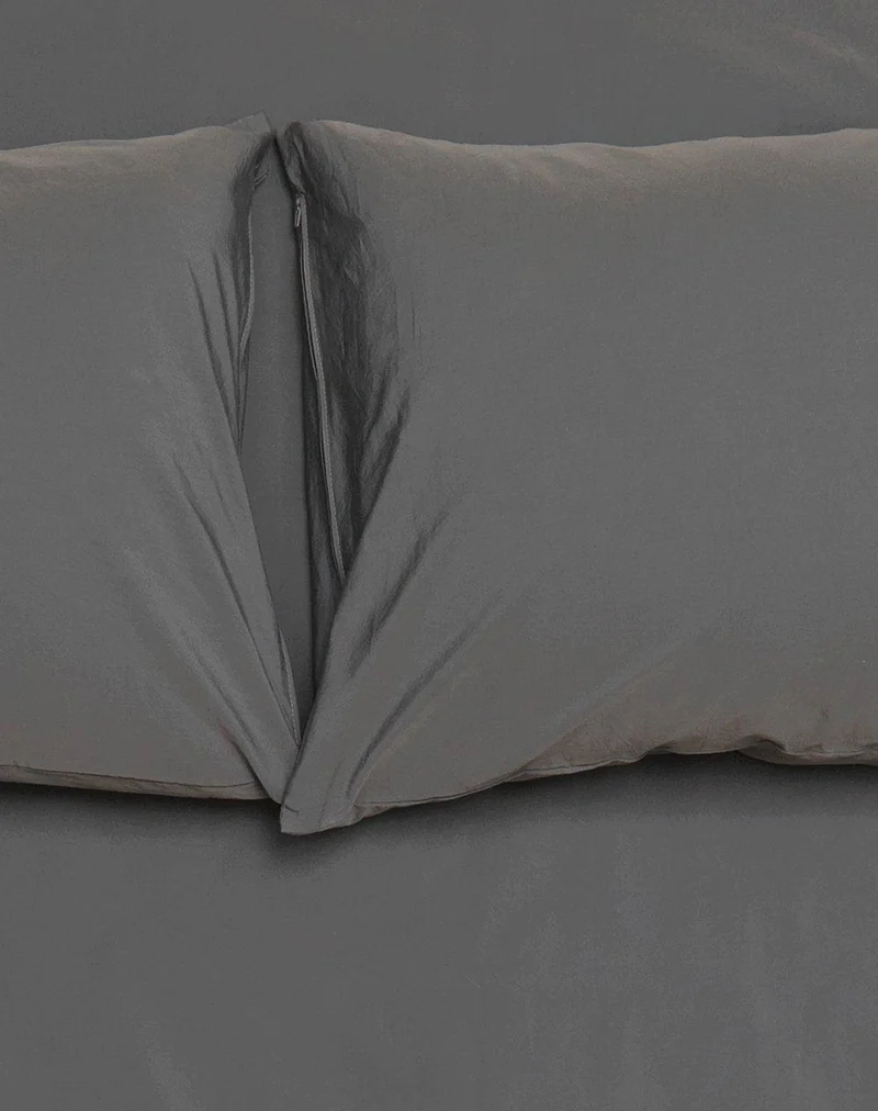 Vintage Egyptian Cotton Bedding in Coffee Color