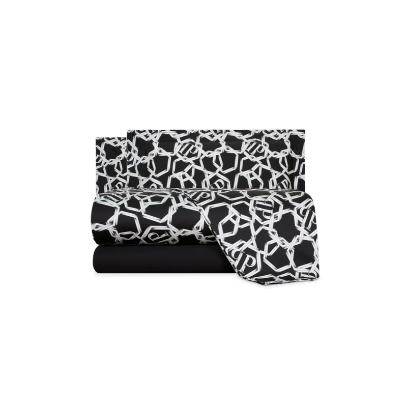 Completo Lenzuola chains Moderno in Raso di cotone