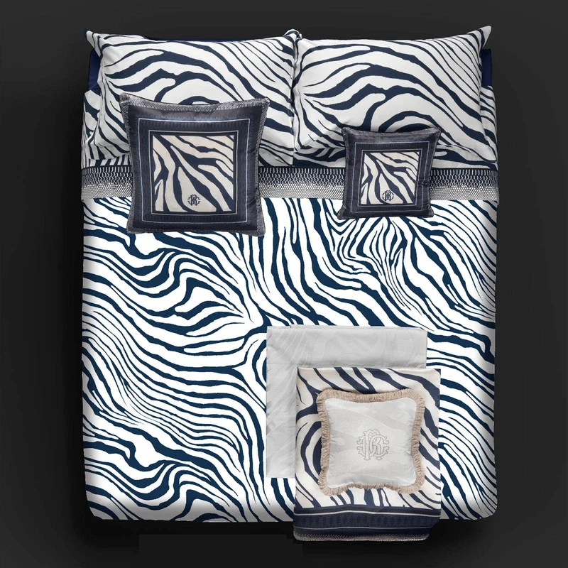 Completo Lenzuola Frame-zebrage Roberto Cavalli