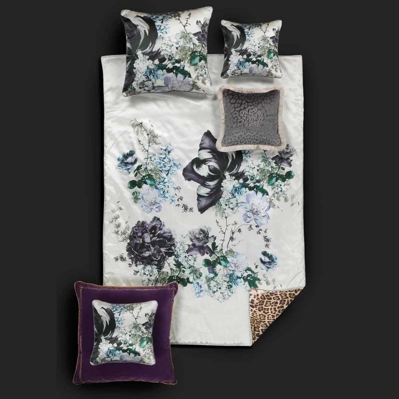Telo arredo Copridivano in Plaid Grandecor Floris Roberto Cavalli