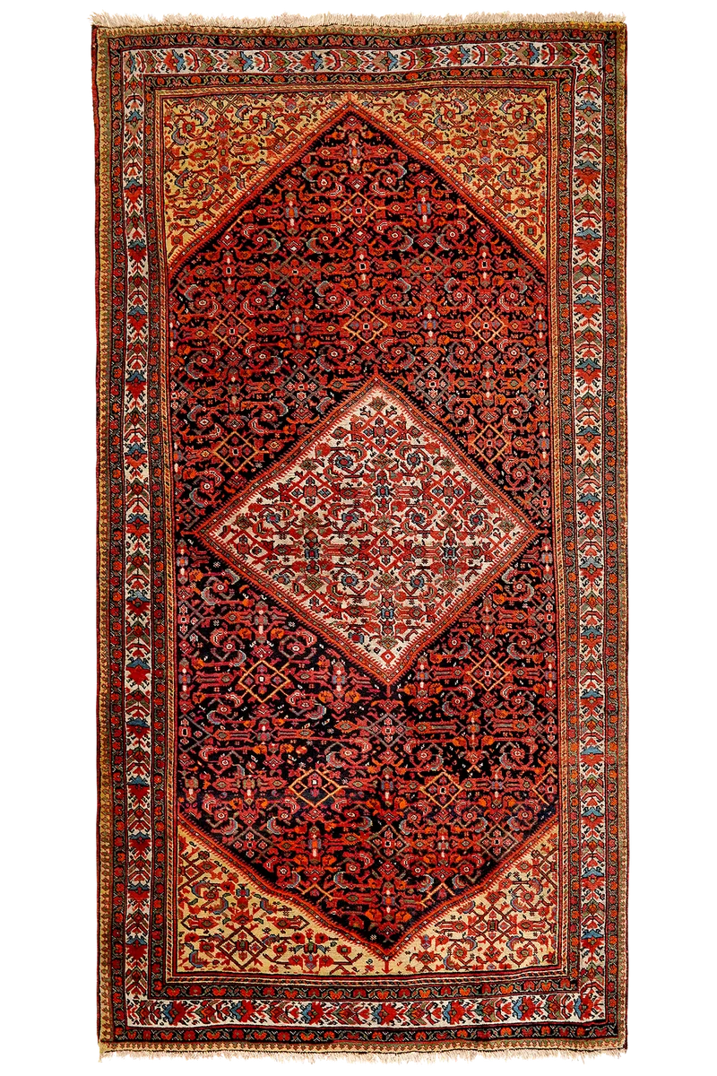 Farahan · Handgeknüpft – Blau, 185x118 cm