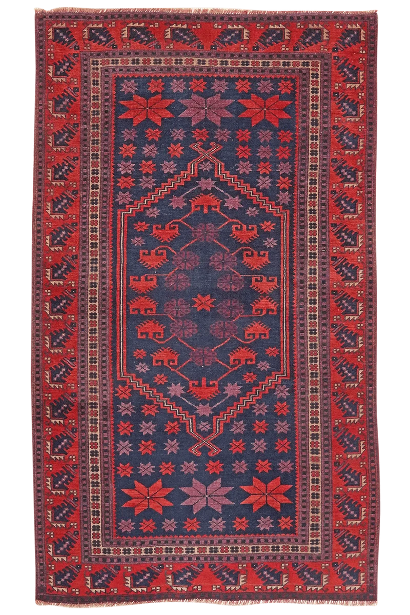 Yagdjibedir · Handgeknüpft – Blau, 182x106 cm