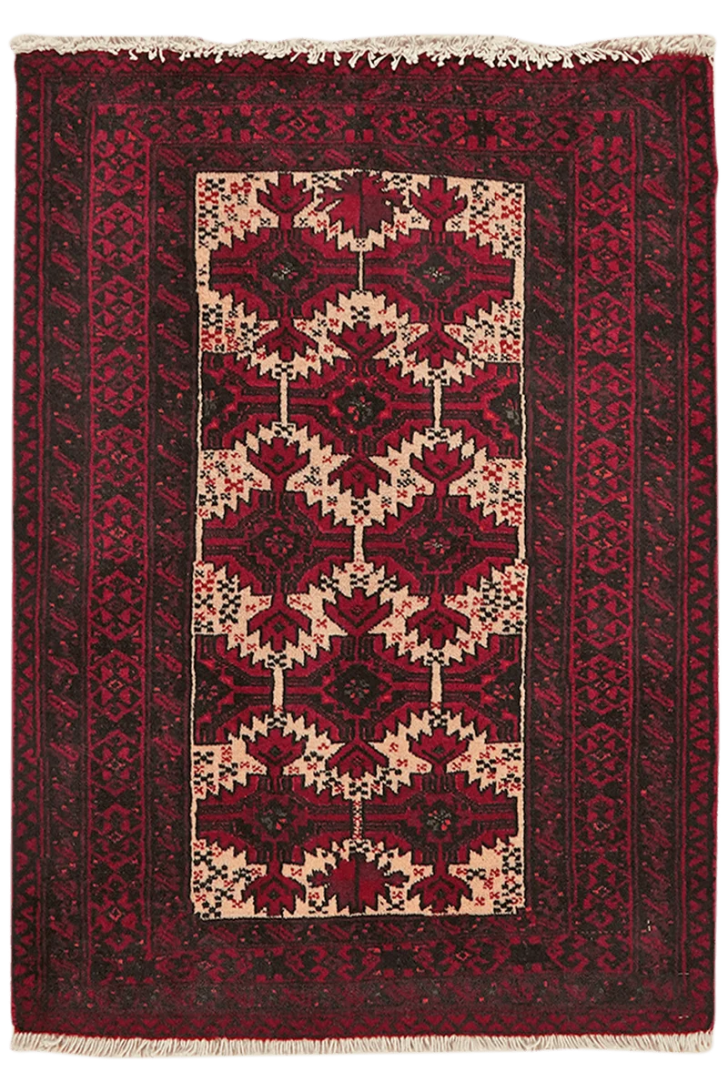 Belutch · Handgeknüpft – Beige, 92x66 cm