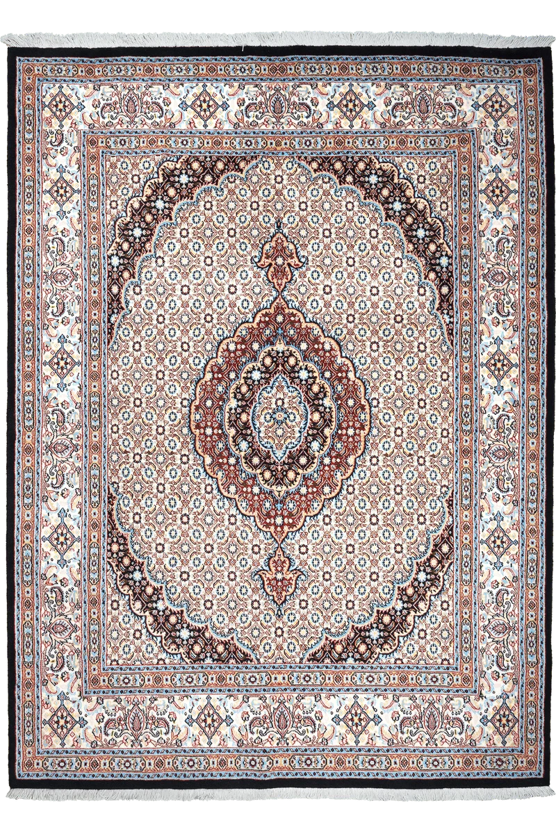 Moud Mahi · Handgeknüpft – Beige, 210x152 cm