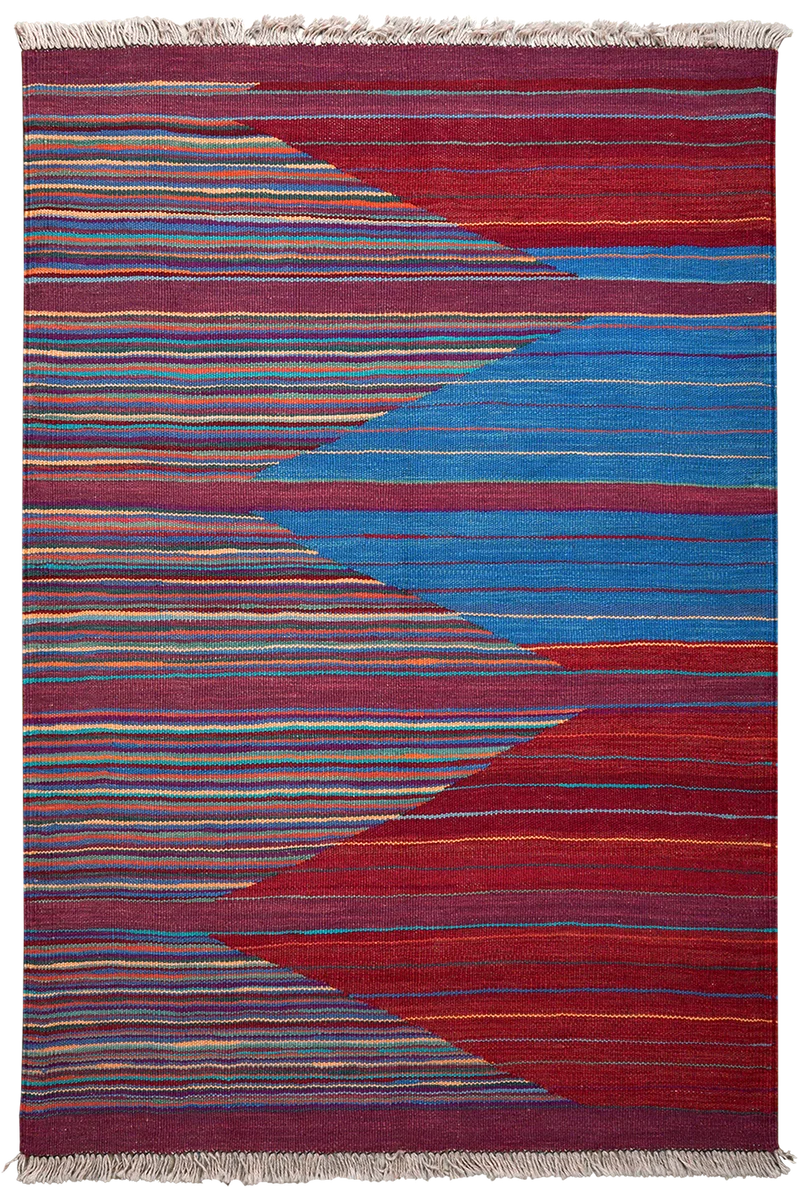 Kelim Gashgai · Handgewebt – Bunt, 150x100 cm