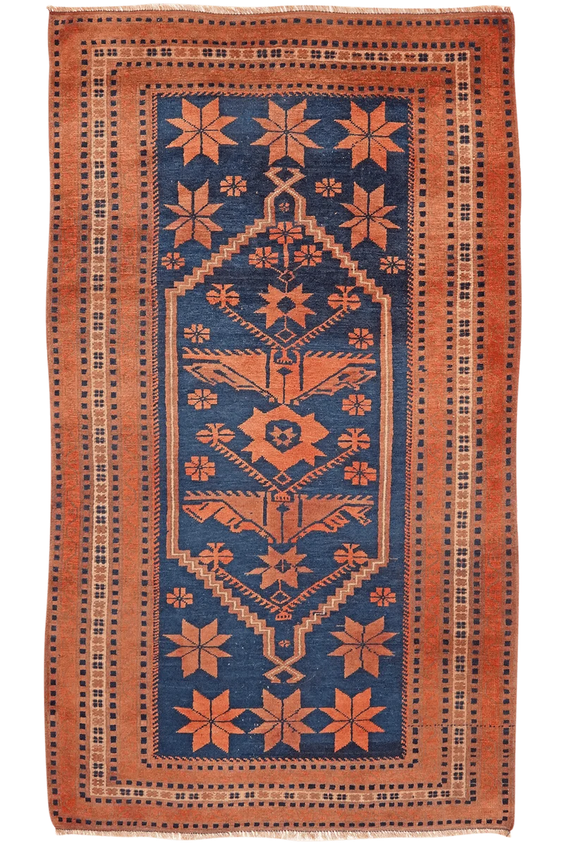 Yagdjibedir · Handgeknüpft – Blau, 195x113 cm