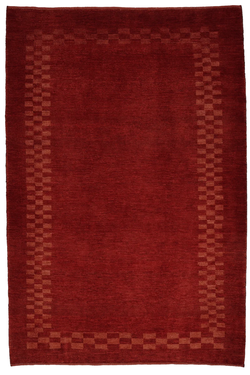 Rizbaf · Handgeknüpft – Rot, 197x132 cm