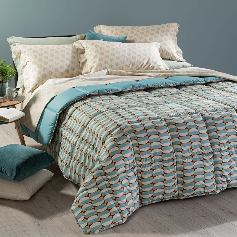 Trapunta global Geo Design in Cotone 300 gr/mq