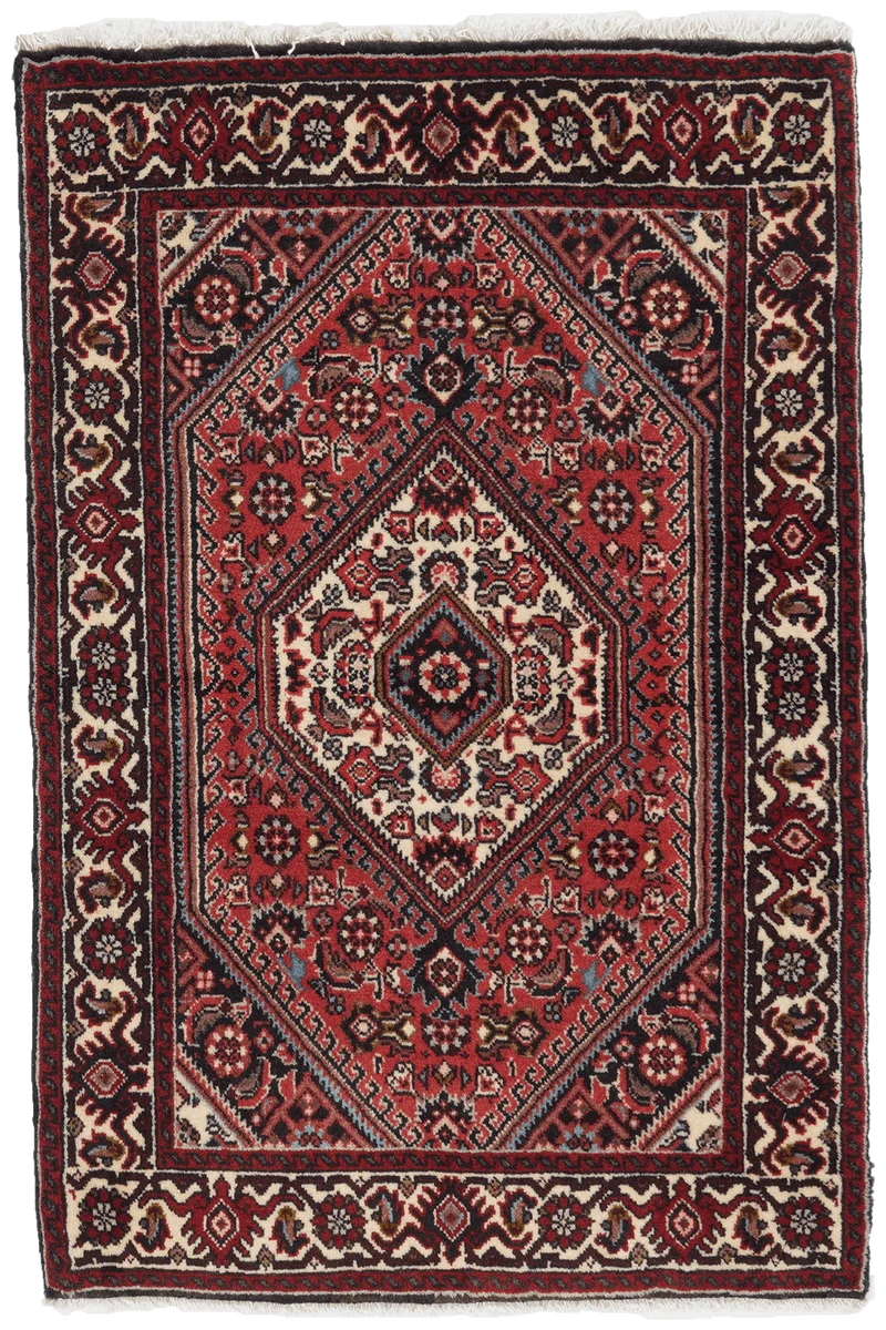 Bidjar Zandjan · Handgeknüpft – Rot, 96x64 cm