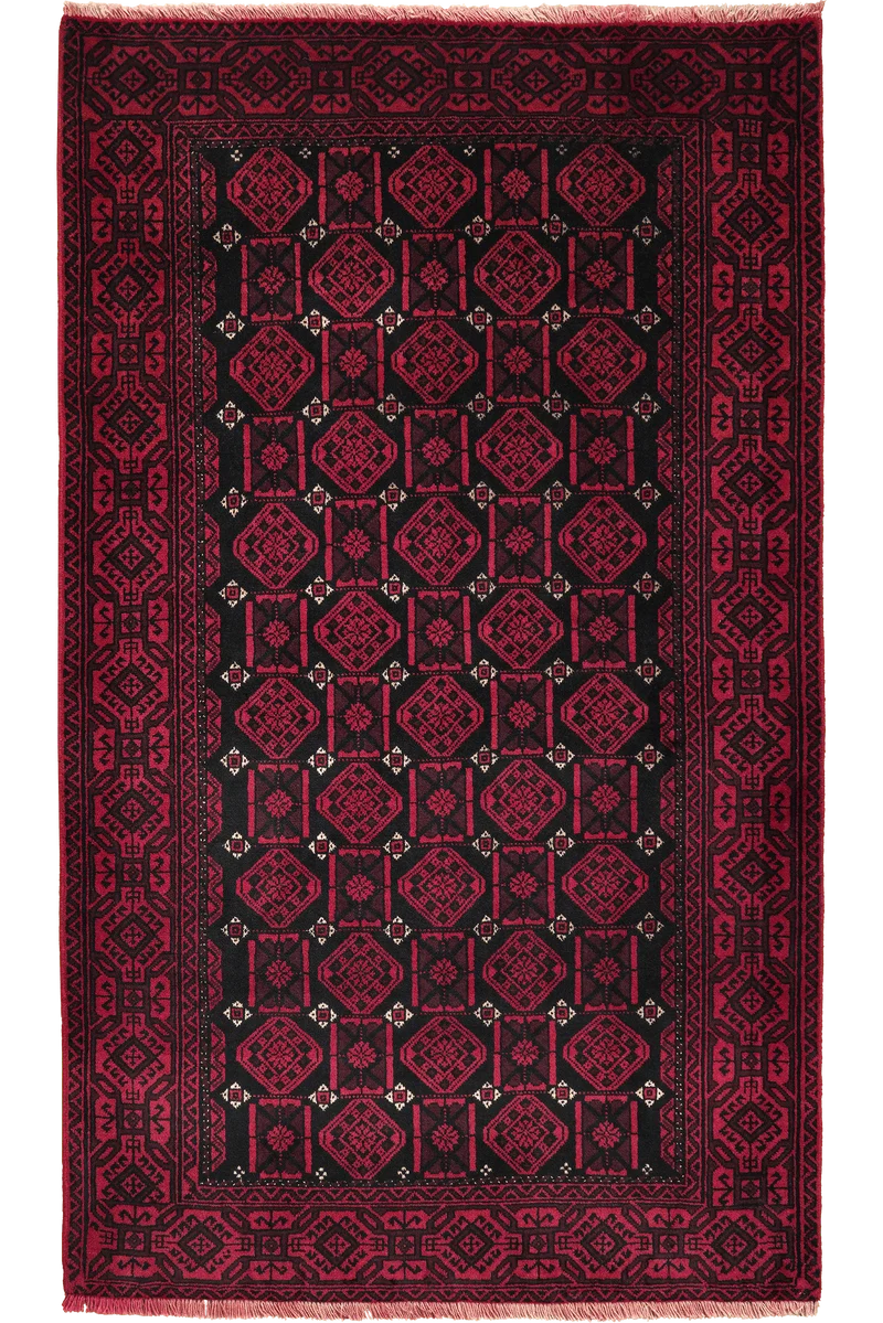 Belutch · Handgeknüpft – Schwarz, 197x118 cm