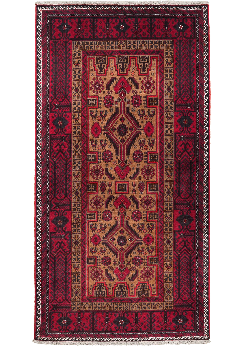 Belutch · Handgeknüpft – Braun, 192x99 cm