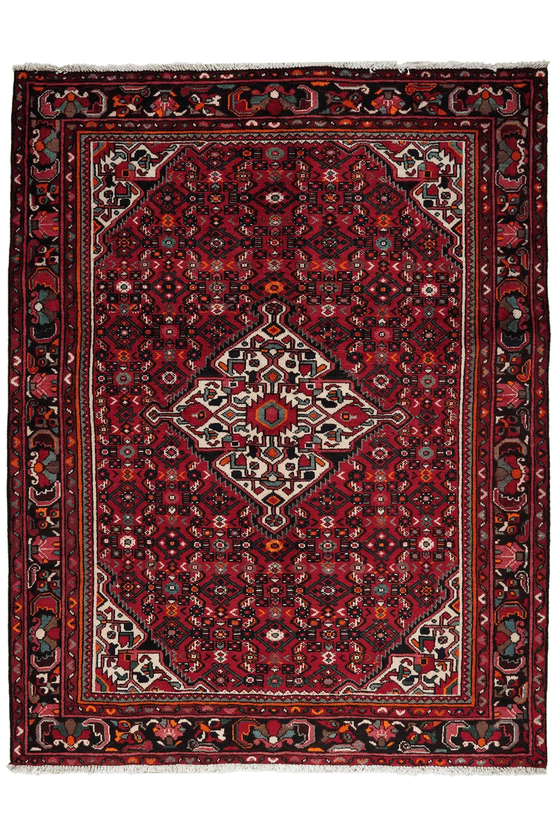 Hosseinabad · Handgeknüpft – Rot, 216x167 cm