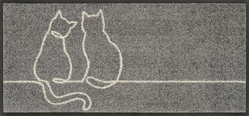 Fußabtreter klein 35x75 Lovetails grau