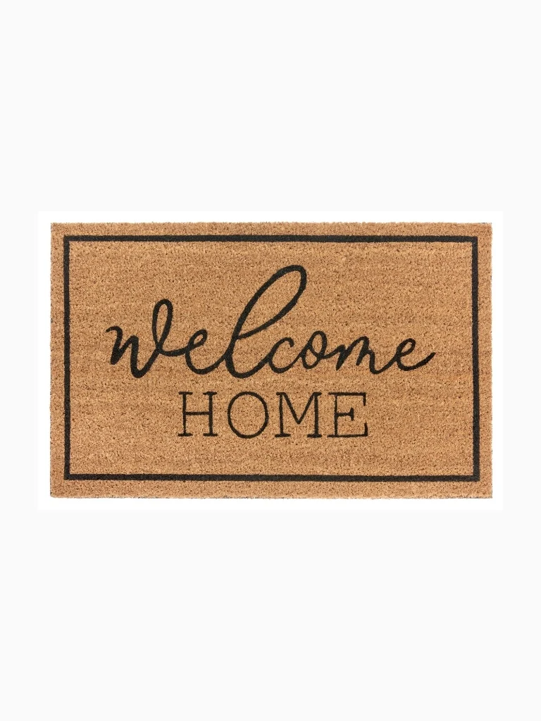 Fußmatte Außen Innen Welcome Home Beige