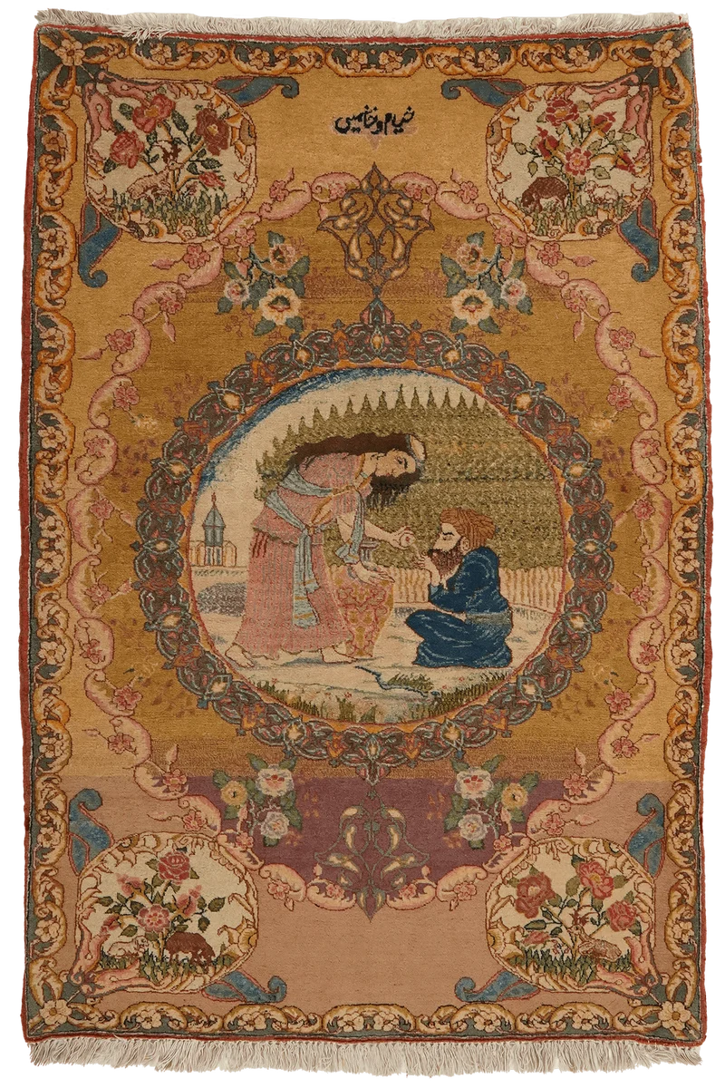 Tabriz Antique · Handgeknüpft – Beige, 120x82 cm