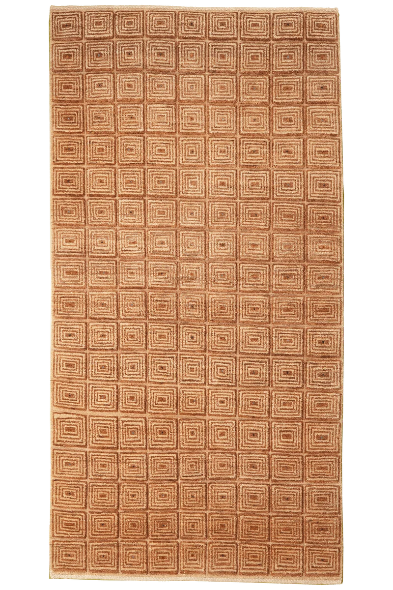 Rizbaf · Handgeknüpft – Braun, 197x101 cm
