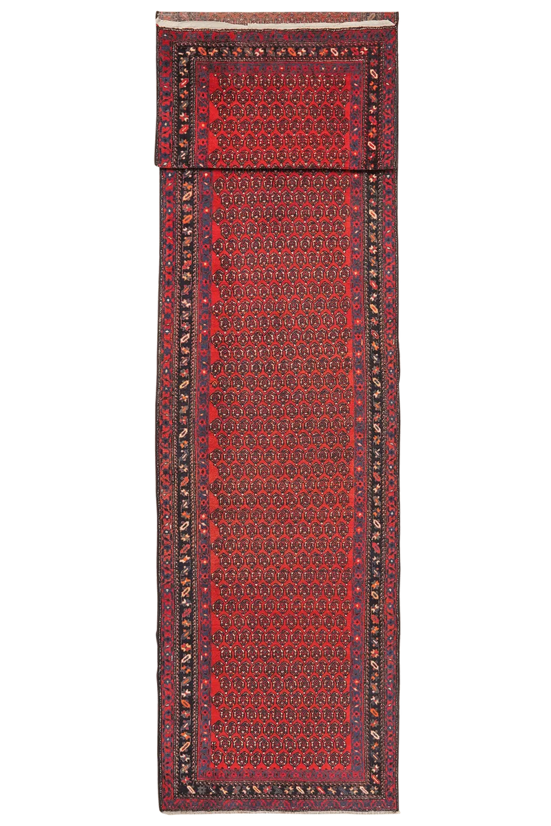 Malayer · Handgeknüpft – Rot, 505x110 cm