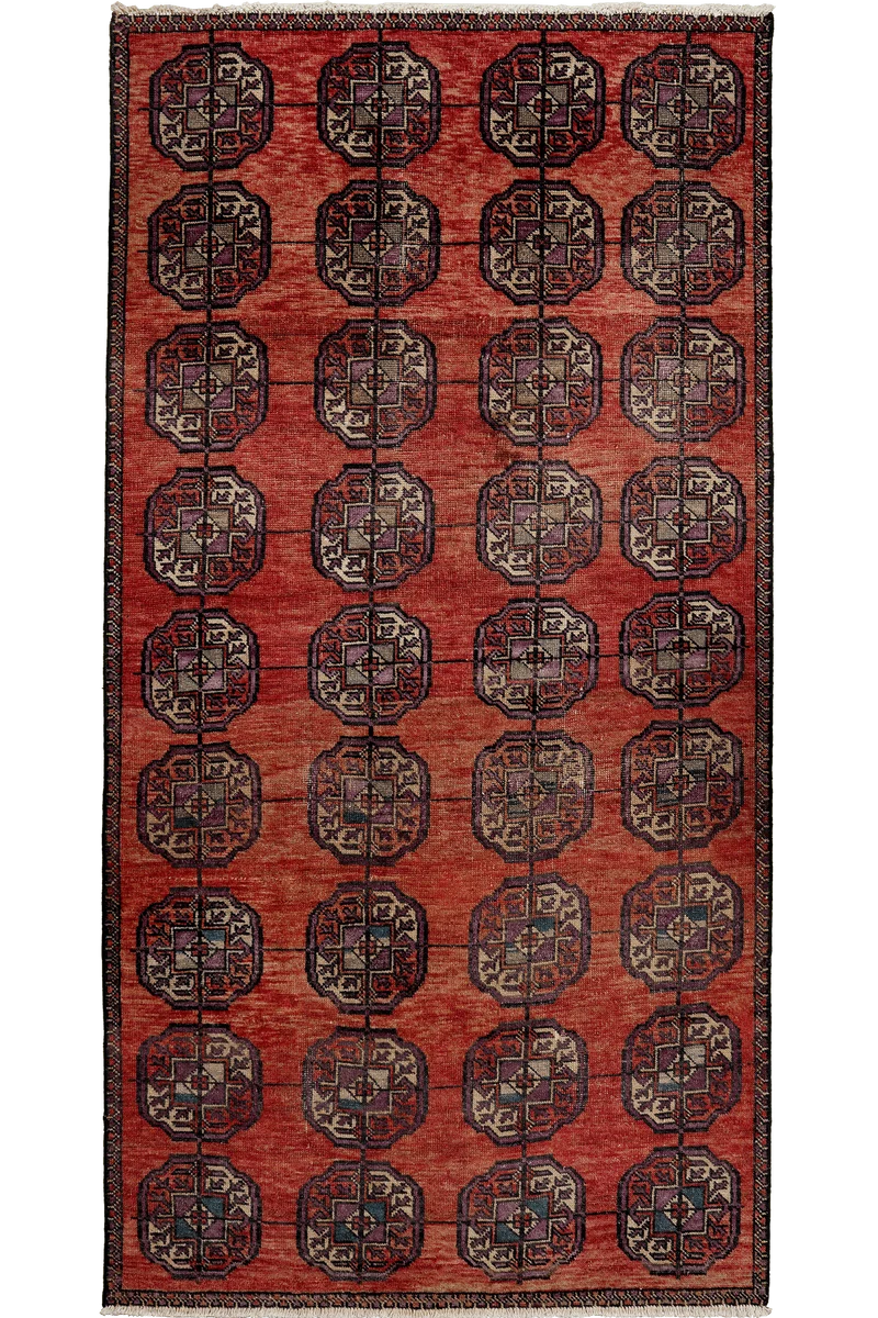Heritage · Handgeknüpft – Rot, 218x114 cm