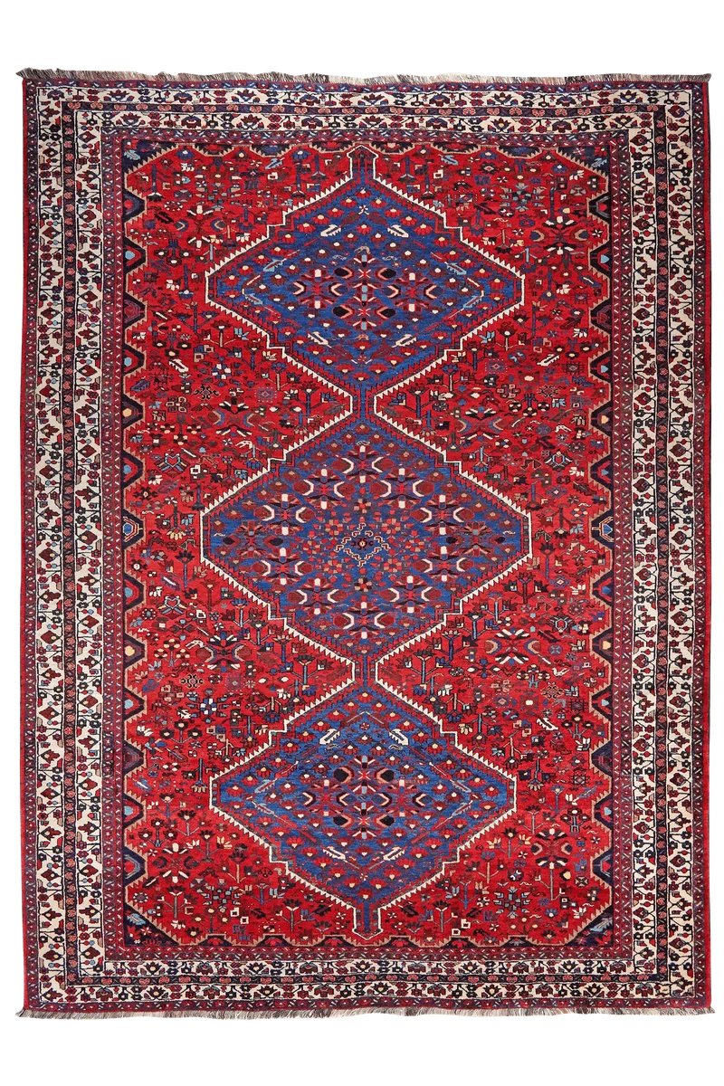 Boynat · Handgeknüpft – Rot, 338x255 cm