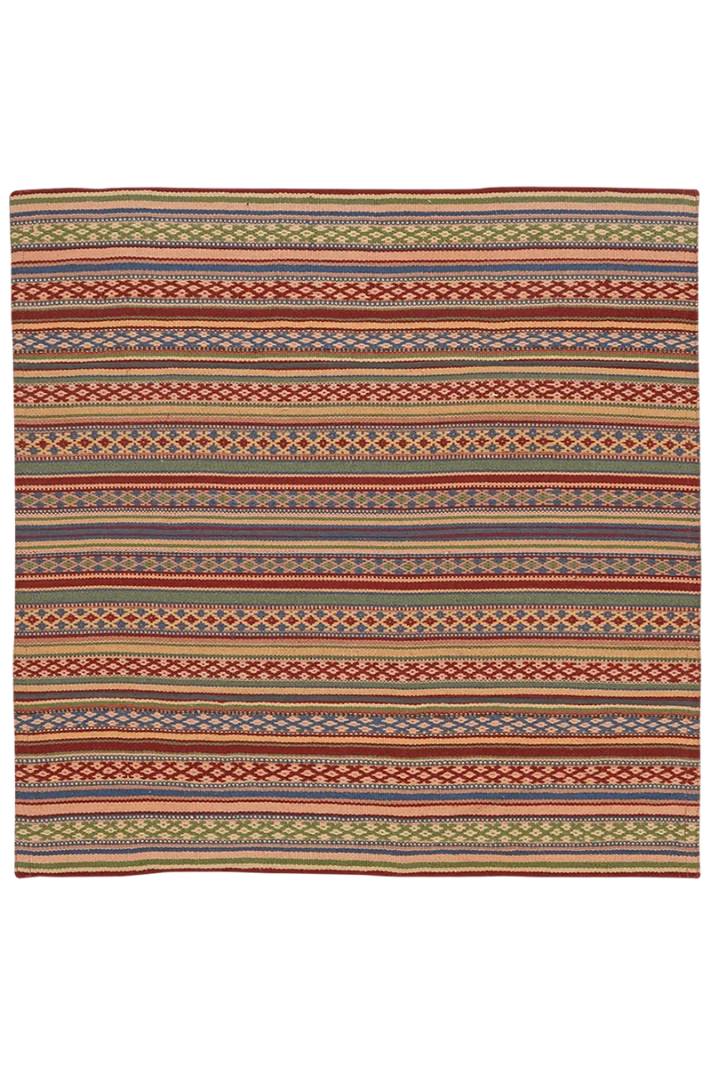Kelim Djadjim · Handgewebt – Bunt, 101x101 cm