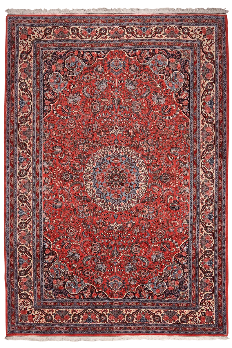Bidjar · Handgeknüpft – Rot, 303x210 cm