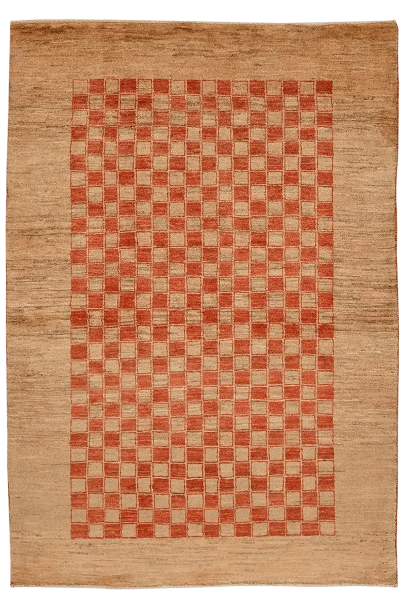 Rizbaf · Handgeknüpft – Orange, 147x101 cm