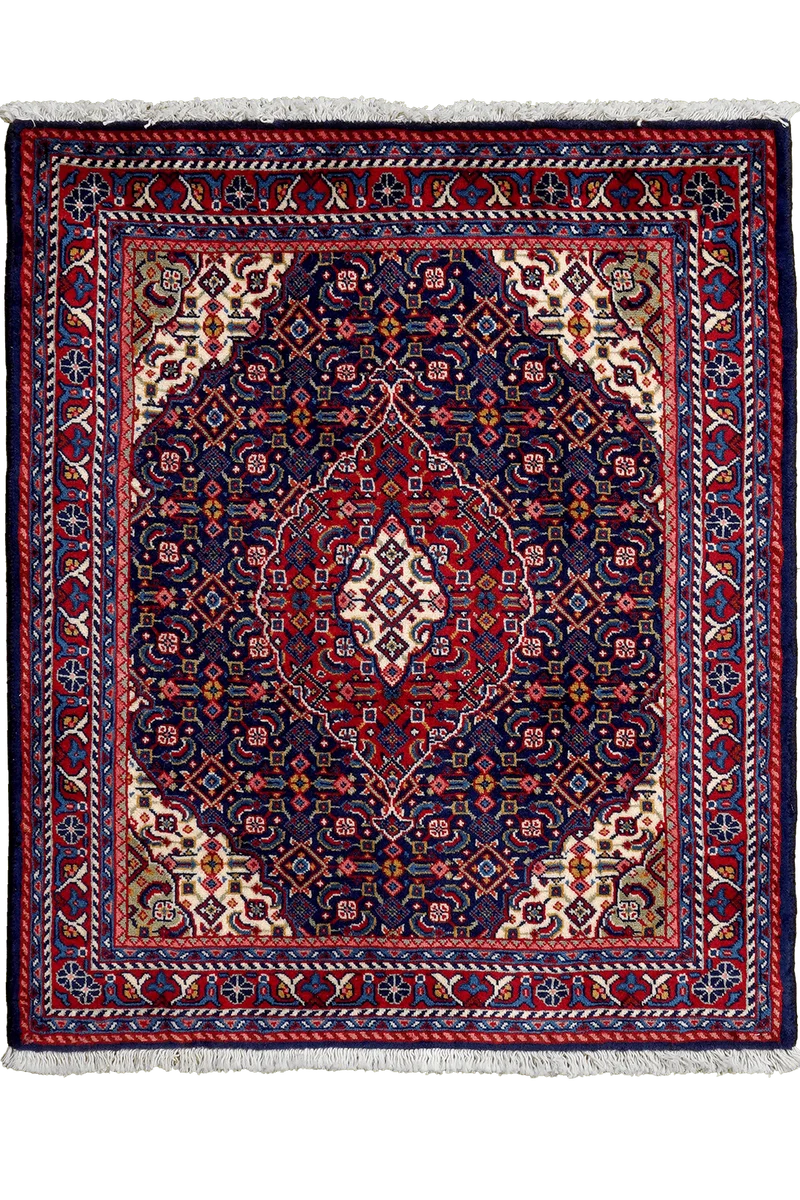 Sarough · Handgeknüpft – Blau, 80x66 cm