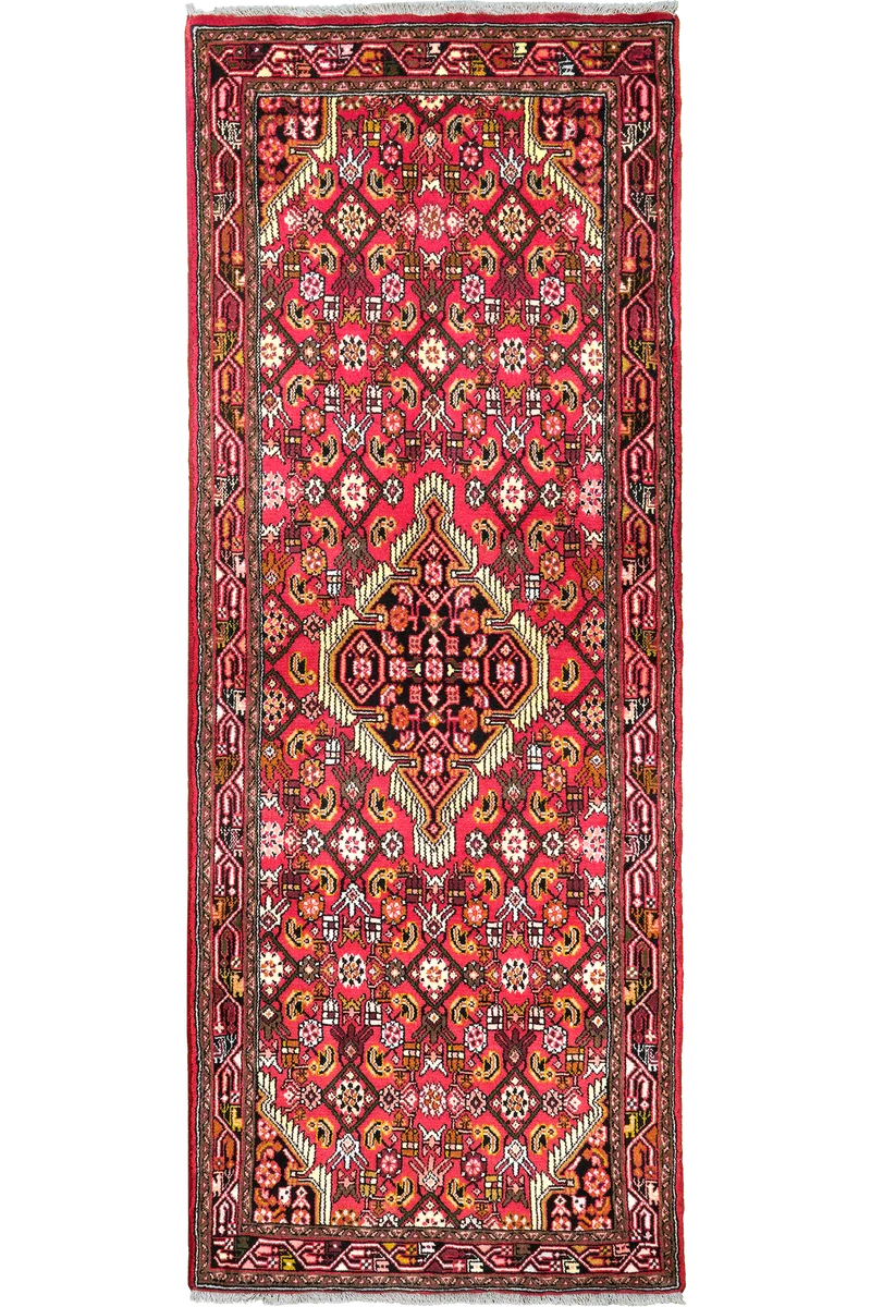 Assadabad · Handgeknüpft – Rot, 211x79 cm