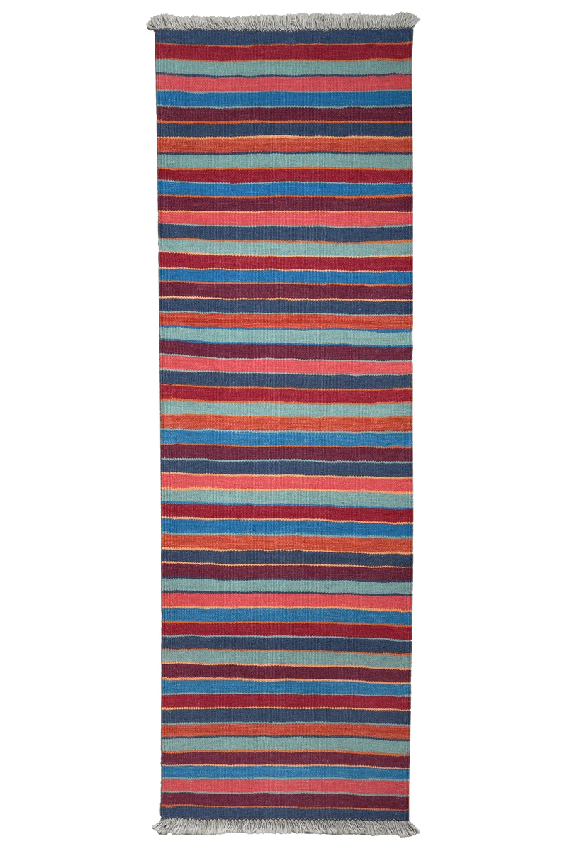 Kelim Gashgai · Handgewebt – Bunt, 201x61 cm