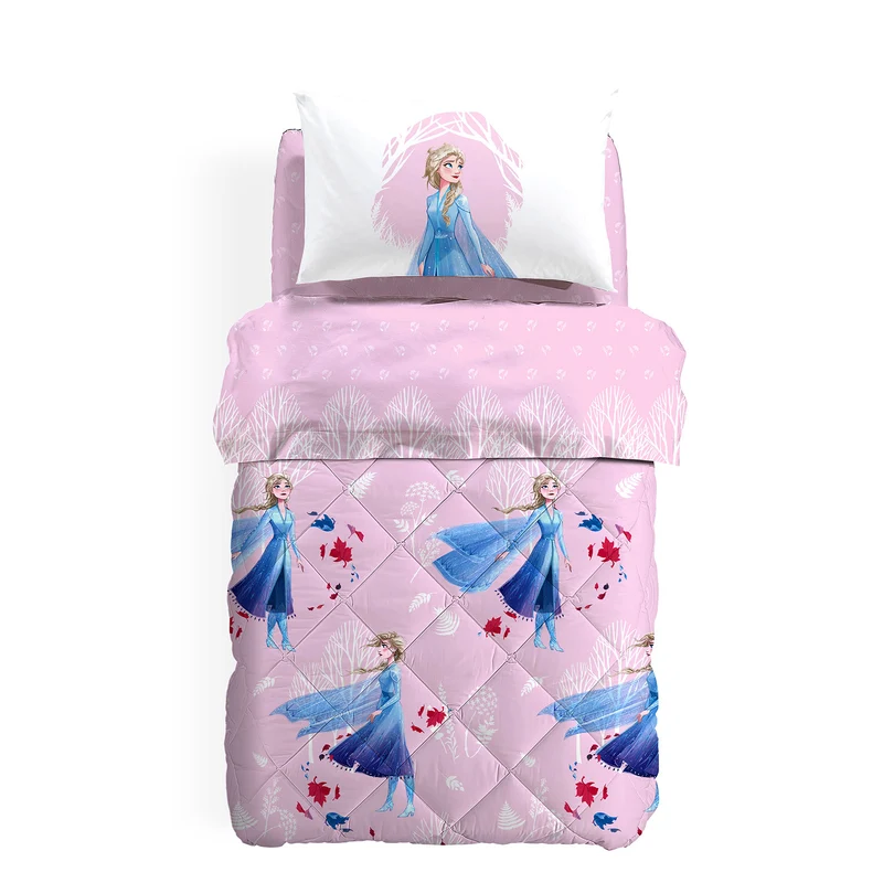 Trapunta in Cotone Frozen Natura Cartoons Ragazza