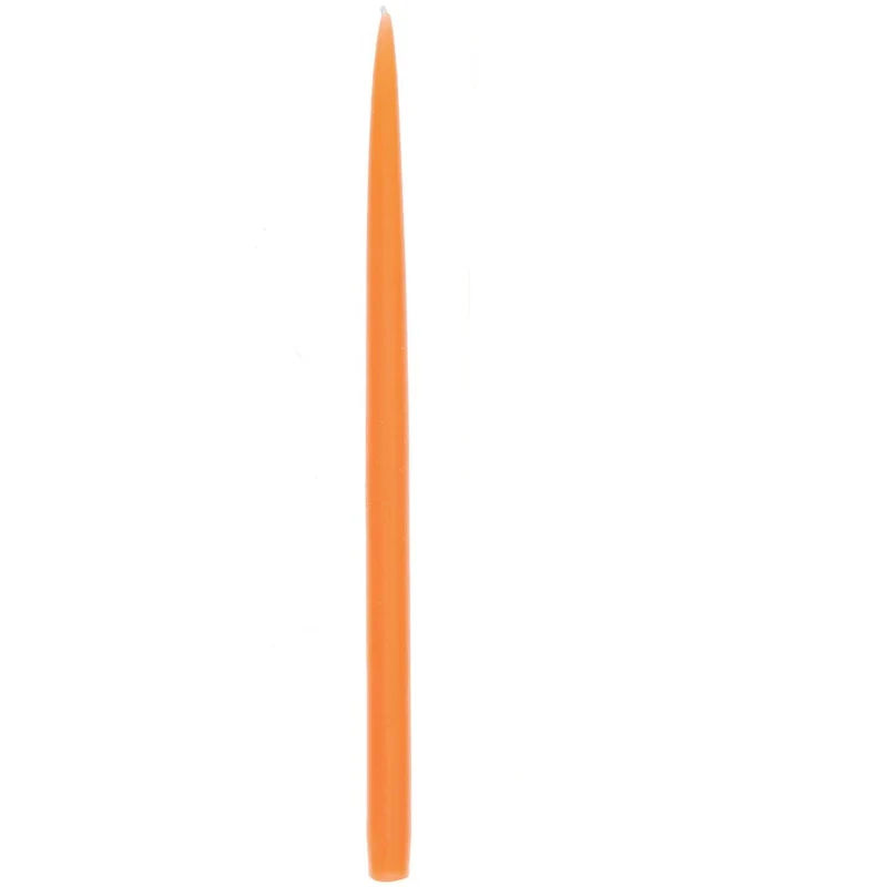 Schlanke Kerze in Neonorange