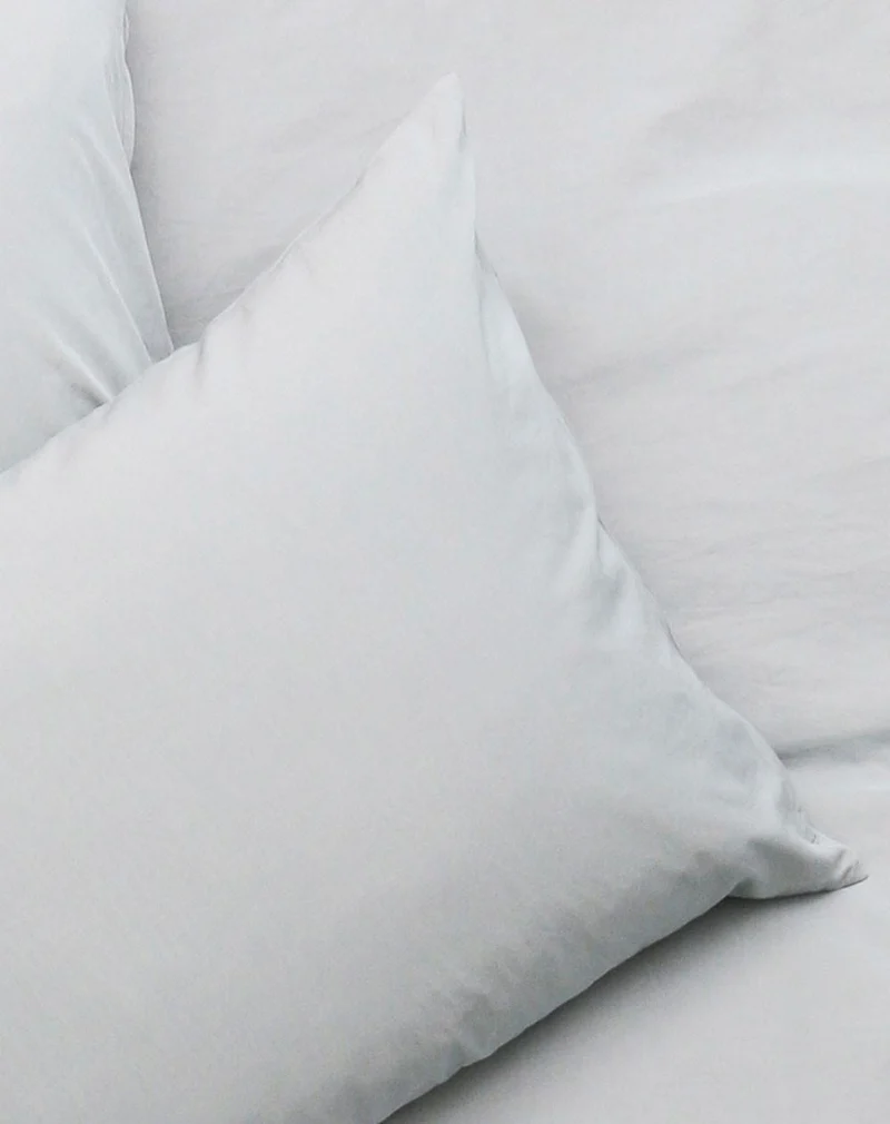 Vintage Egyptian Cotton Bedding in Powder Blue Color